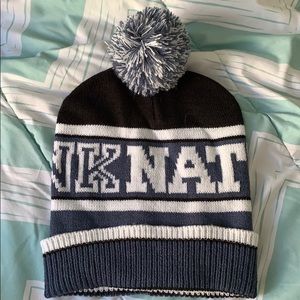 Pink nation beanie like new!